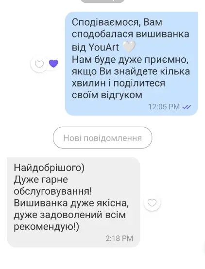 Відгук покупця
