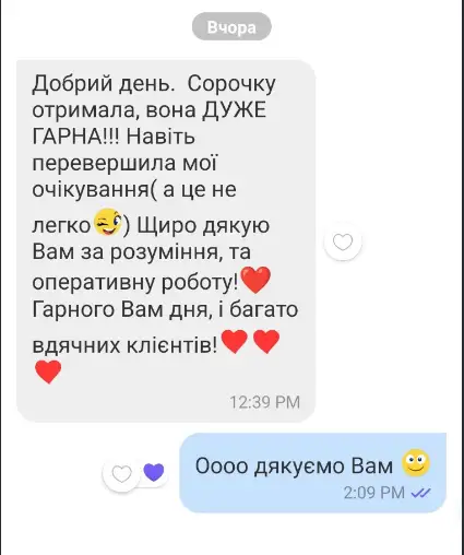Відгук покупця